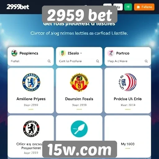 Recursos disponíveis na plataforma 2959 bet